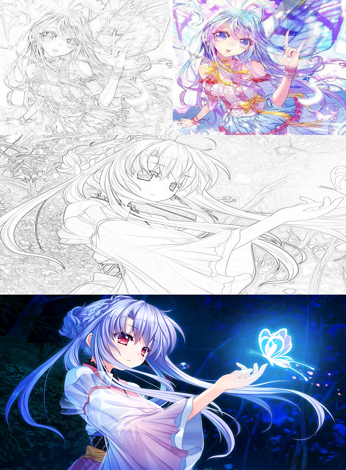 图片转线稿,梦幻星球