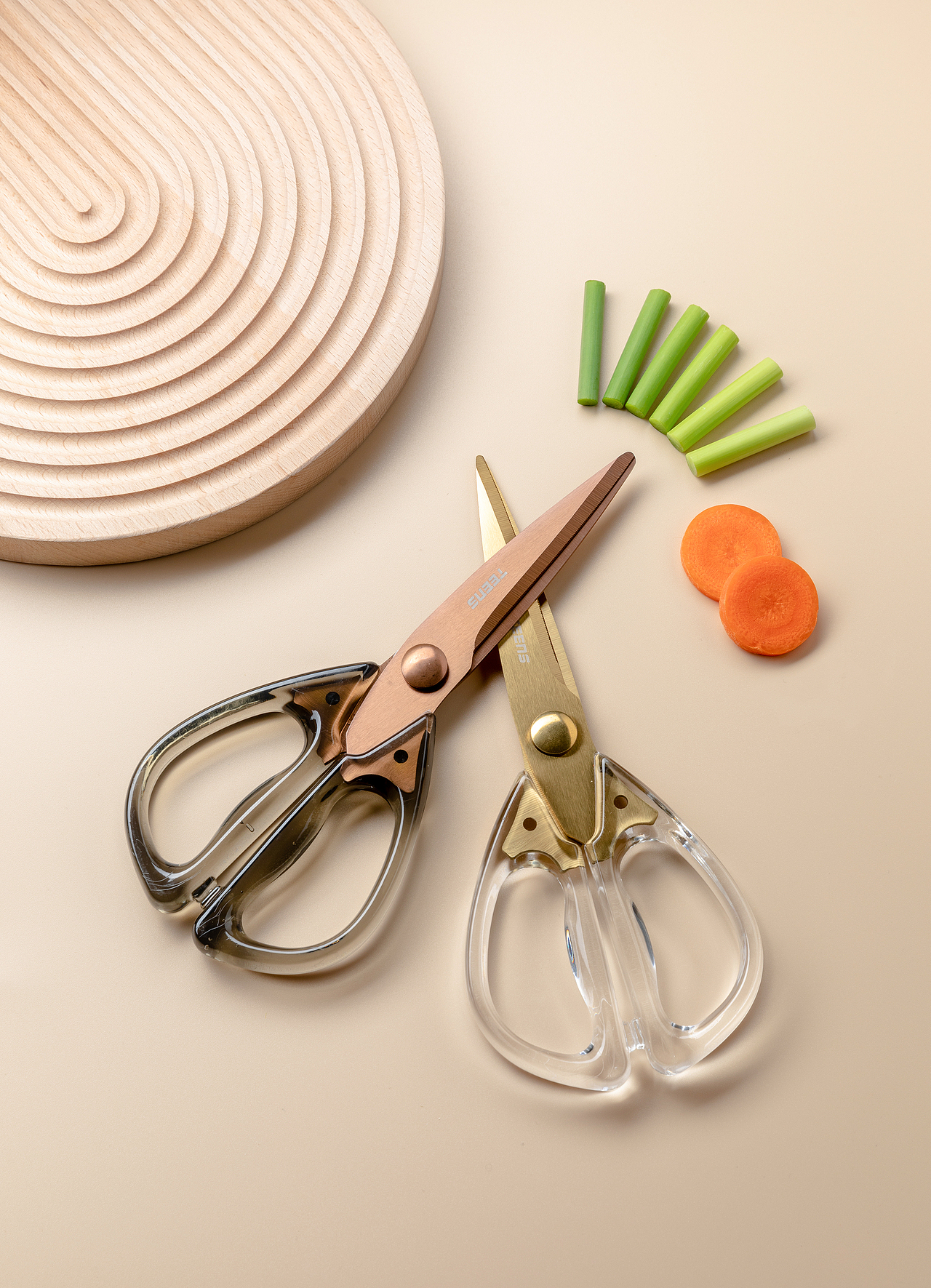 厨房用品拍摄 北欧简约风家用剪刀辅食烤肉剪子