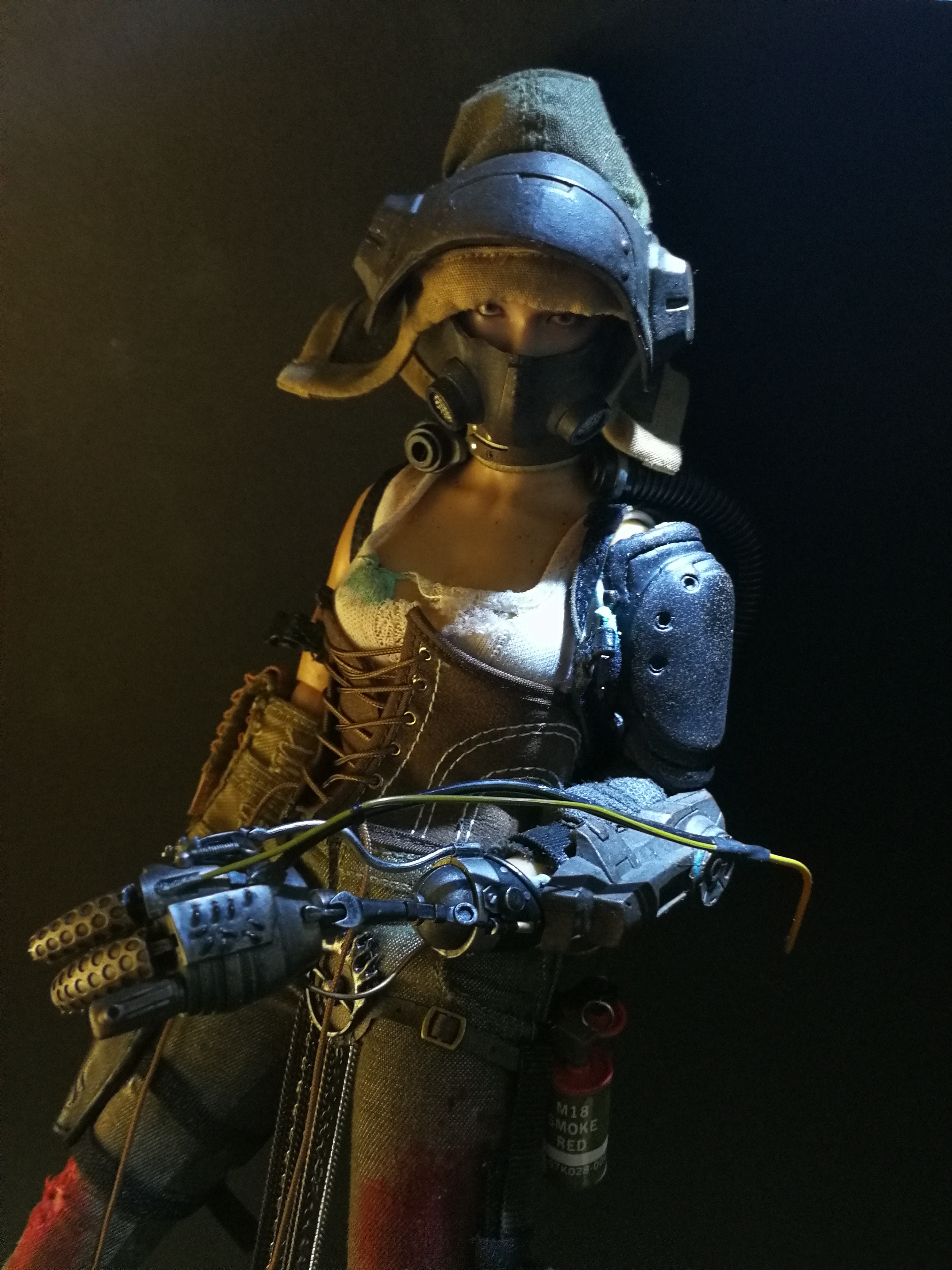 12寸兵人可动 自d 废土风格|手工艺|手办/模玩|包猩猩 - 原创作品