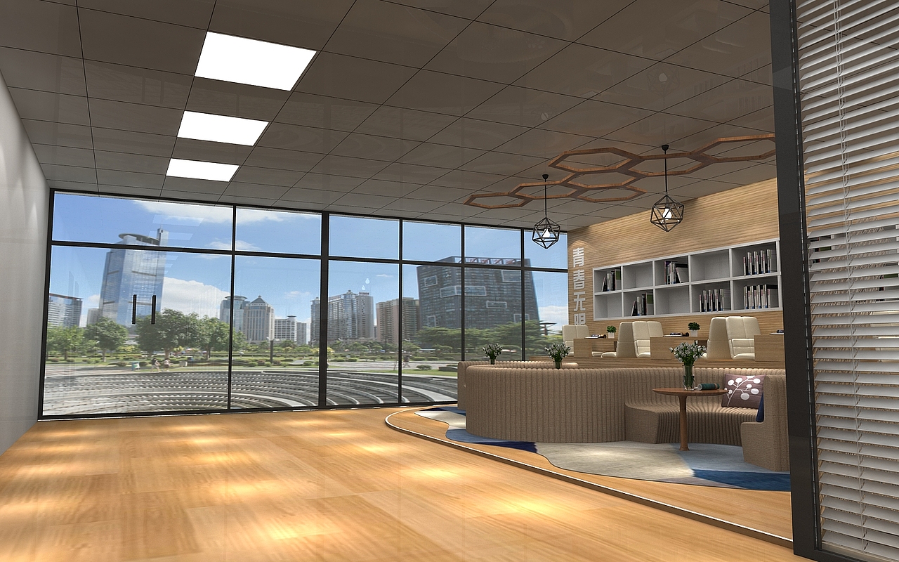 青春书包阅读室休闲区体验馆