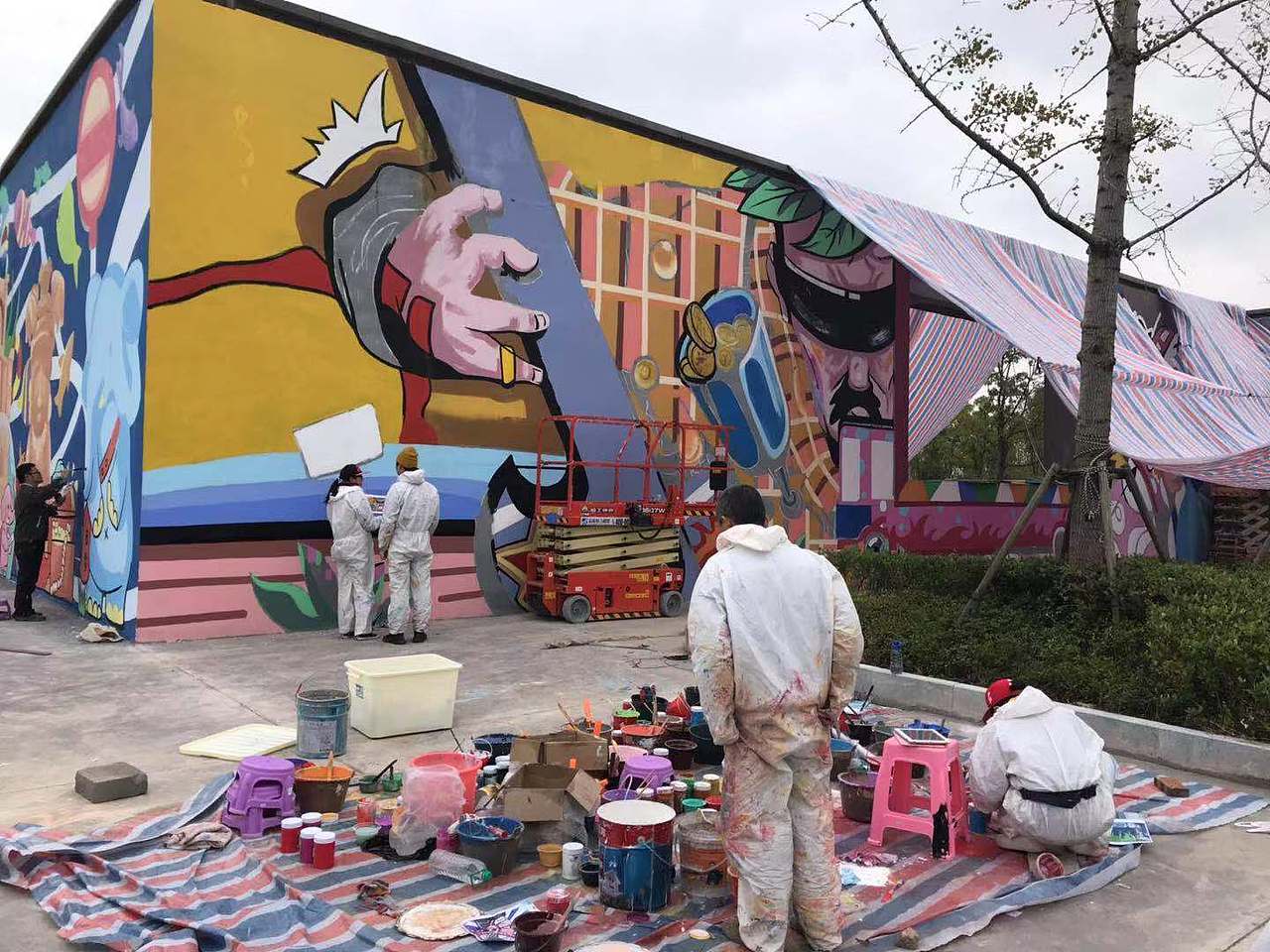 墙绘创作——南昌华侨城