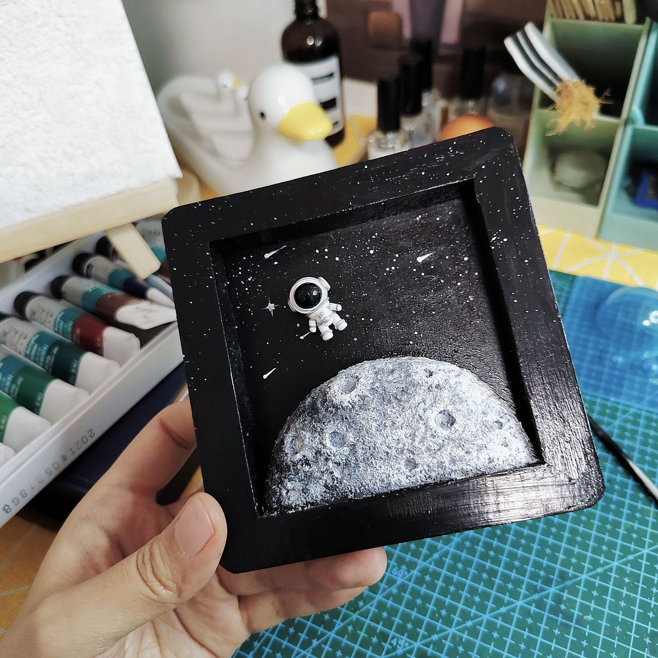 原创粘土手作\即将登陆月球（图ZMzM3MTUxNzgw） - 其他手工艺 - 站酷设计师杨大胆yangdadan原创素材 - 站酷ZCOOL