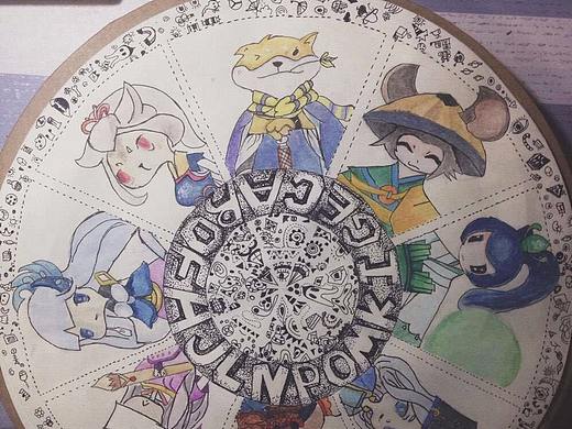 阴阳师转盘手绘