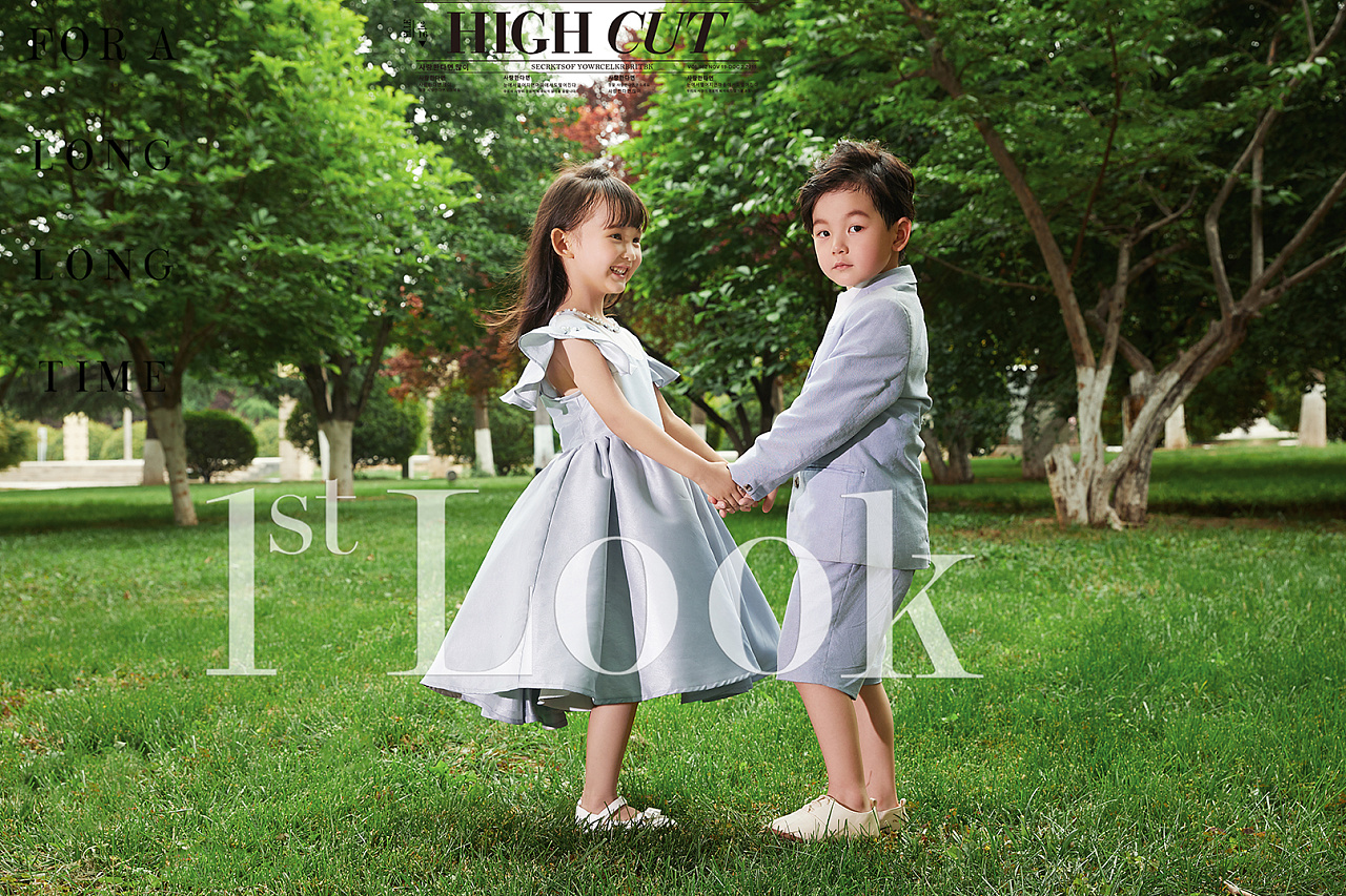 爱时尚@蓝色龙凤胎