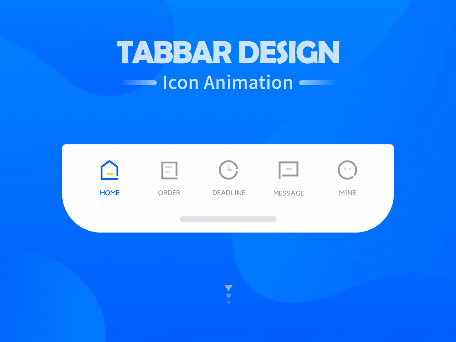 20组Tabbar图标动效设计