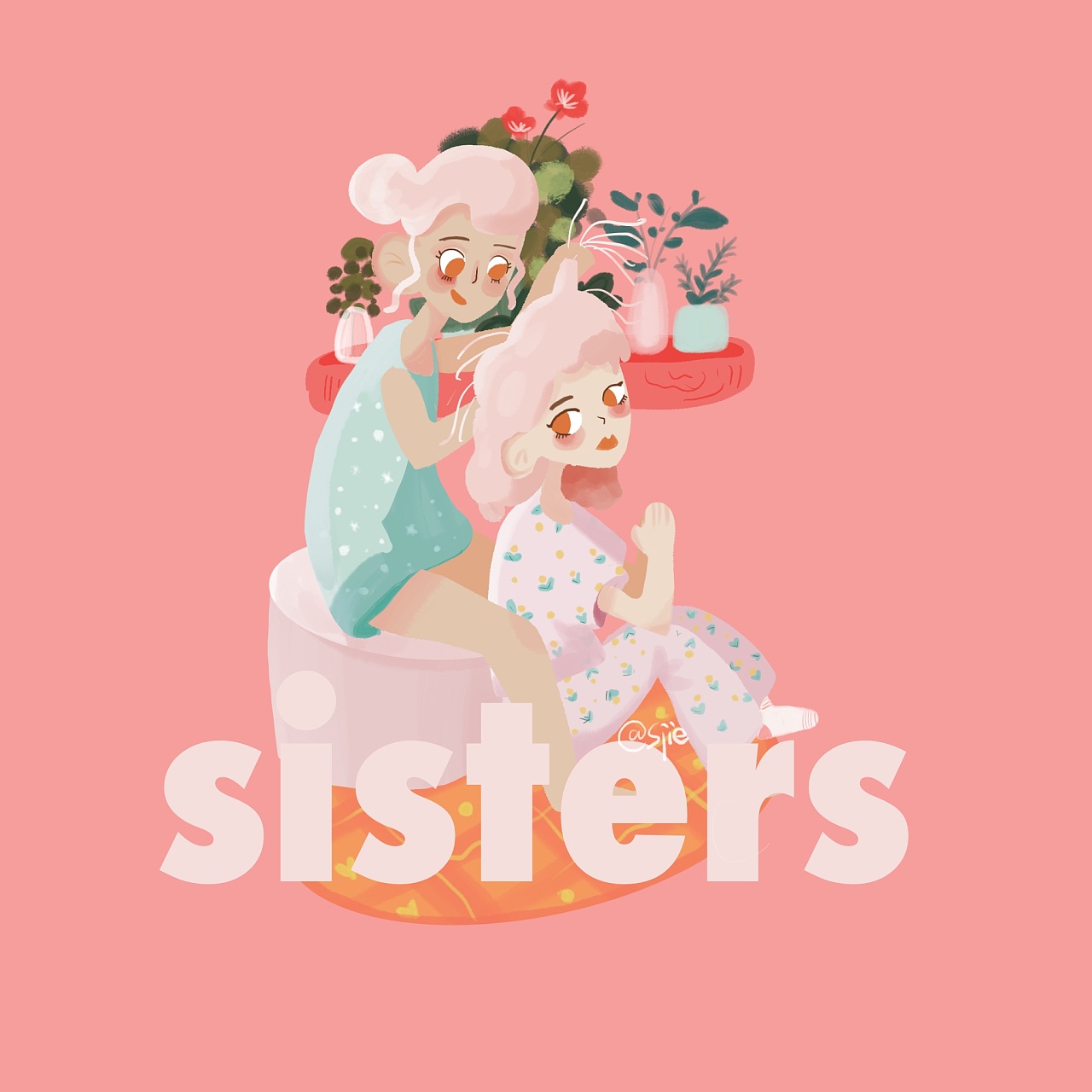 动漫 双胞胎姐妹 - 堆糖，美图壁纸兴趣社区
