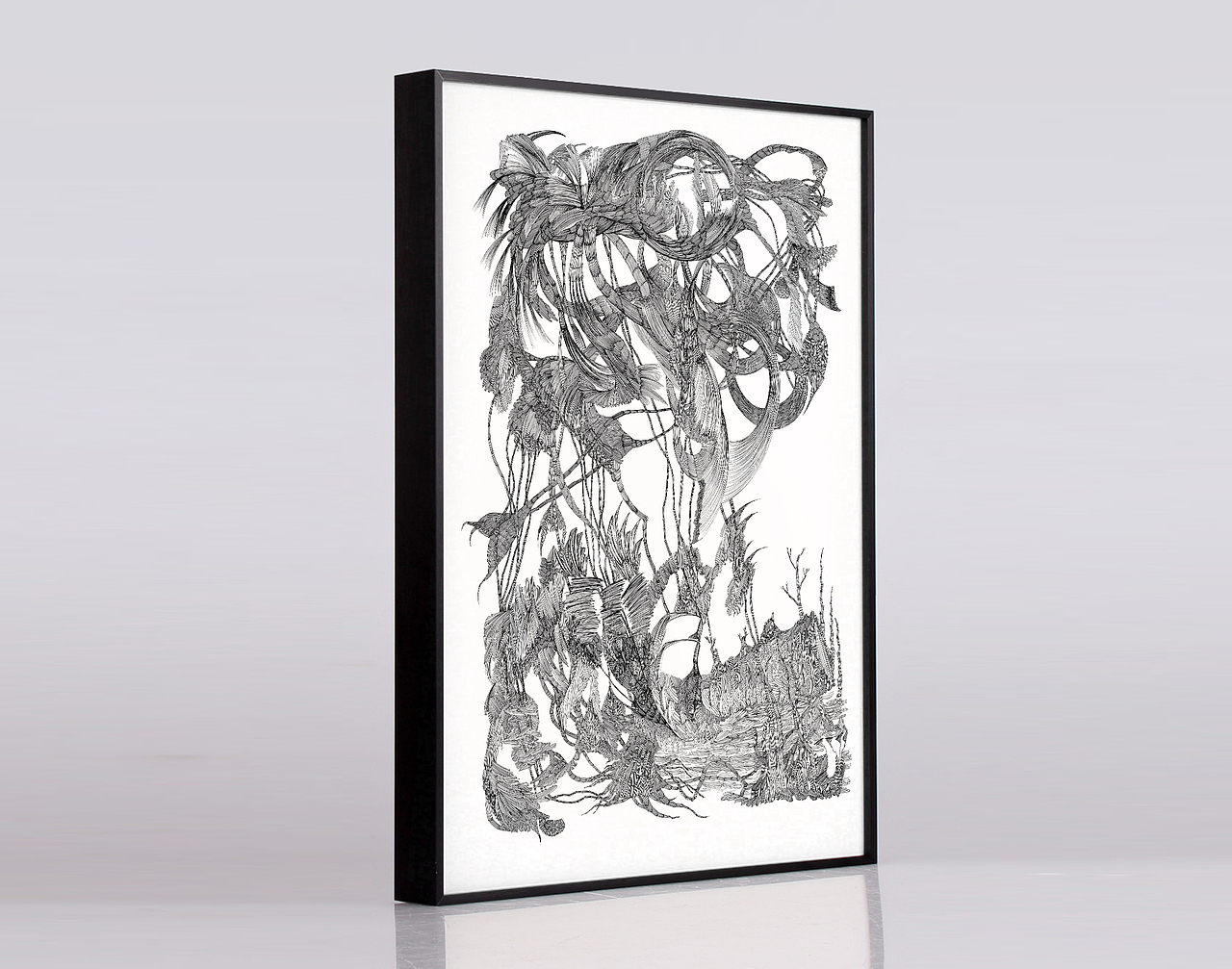 麦平《森林系列》钢笔画长卷(图ZMjA5Mzc5Mjg4) - 绘画 - 站酷设计师麦平原创素材 - 站酷ZCOOL