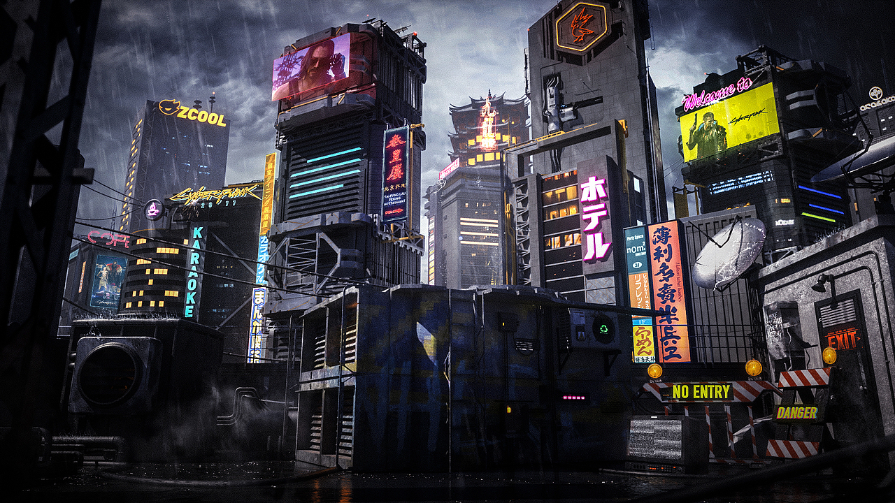 Cyberpunk 2077 Visual（3）（图ZMTk3NDczNzQ4） - 海报 - 站酷设计师木有空空原创素材 - 站酷ZCOOL