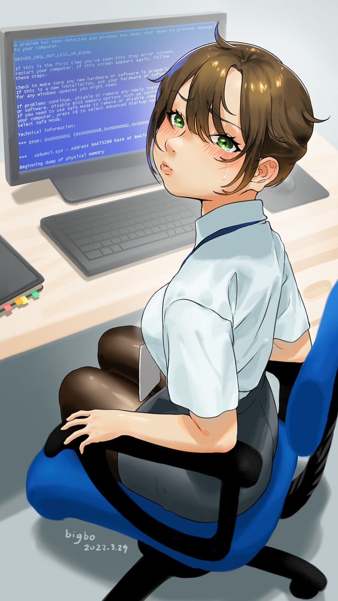 手殘畫師自救計劃（2）——正要保存就藍(lán)屏了~（圖ZMjk0OTEyOTM2） - 創(chuàng)作習(xí)作 - 站酷設(shè)計師Big博提不起筆原創(chuàng)素材 - 站酷ZCOOL