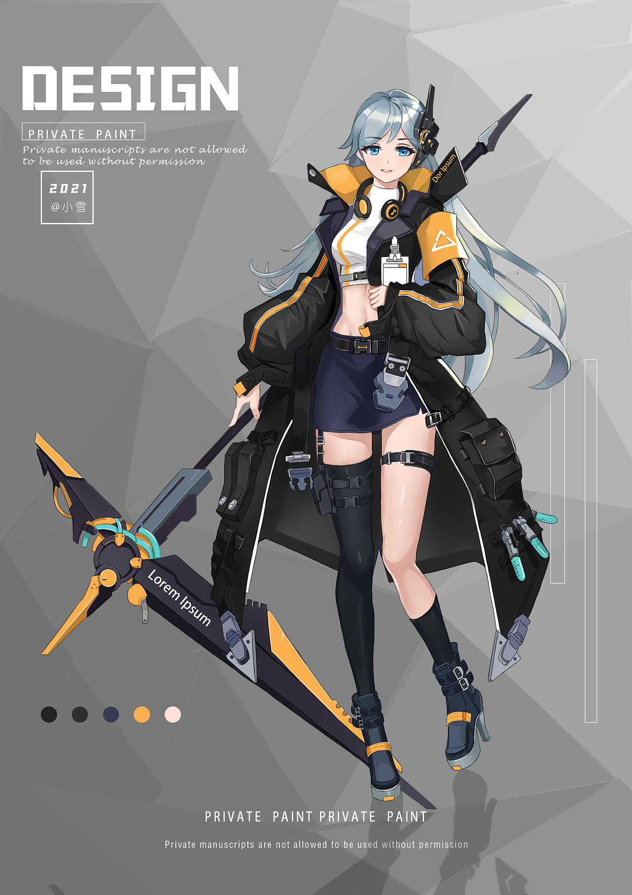 最近的人设图来一波|插画|游戏原画|肉肉喵呜 - 原创作品 - 站酷