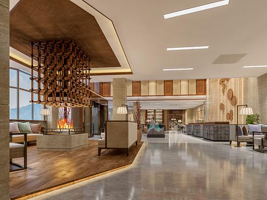 临山酒店（个人主页-ZNTY2NDk3NDA=） - 酒店餐饮设计 - 站酷设计师余好原创素材 - 站酷ZCOOL