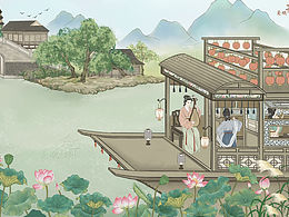 夏日游船
