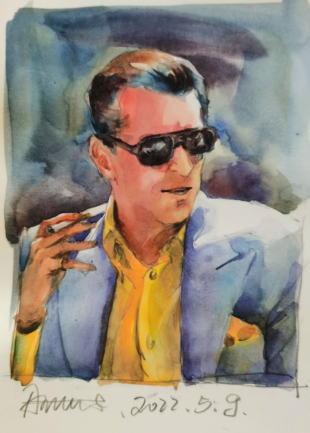 近日速写（图ZMzE1NDMwNjIw） - 绘画 - 站酷设计师张晓睿原创素材 - 站酷ZCOOL