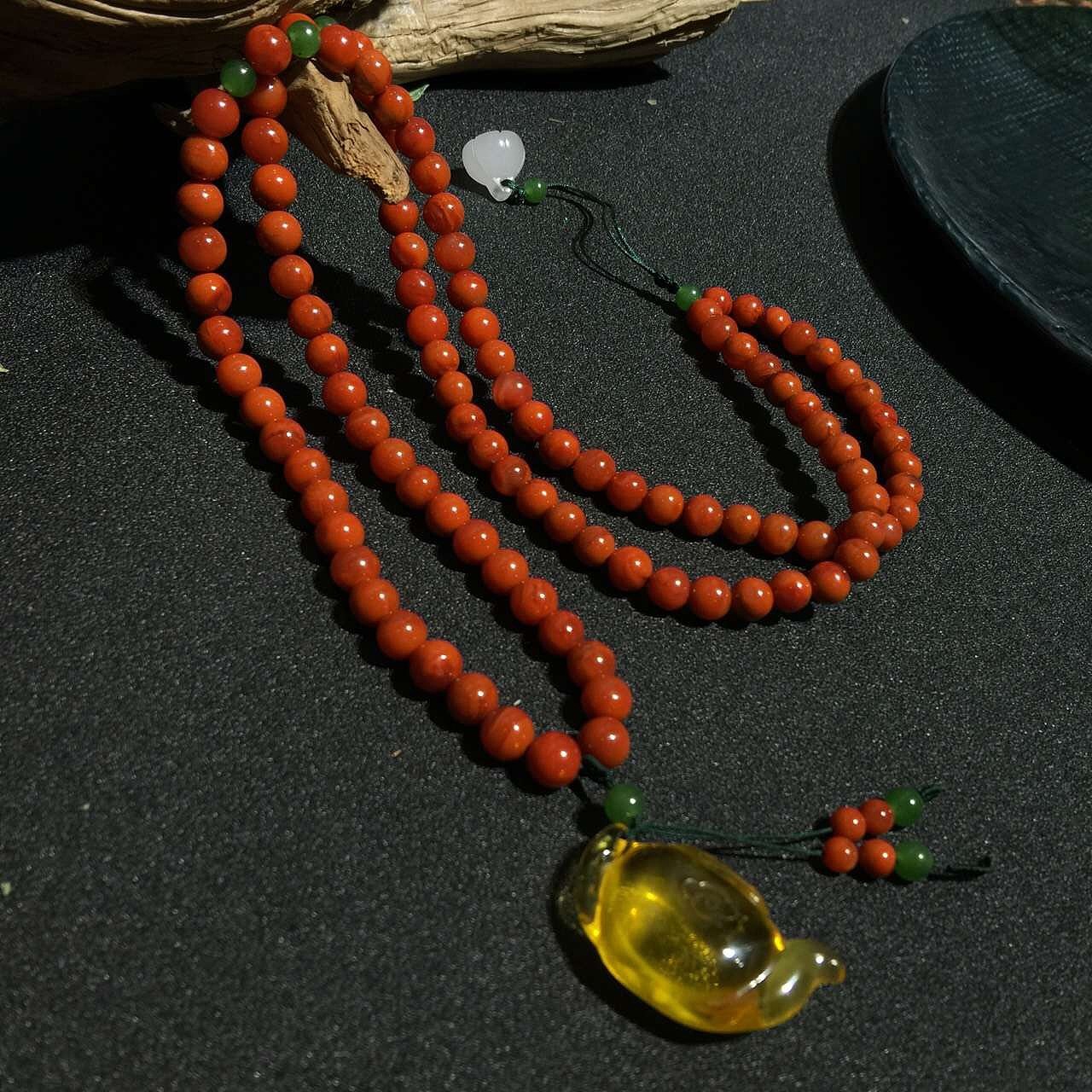 夢(mèng)上珍寶｜原創(chuàng)手工珠寶定制設(shè)計(jì) 南紅 蜜蠟 壺（圖ZNDU0NDY0NjQ=） - 首飾設(shè)計(jì) - 站酷設(shè)計(jì)師南小南原創(chuàng)素材 - 站酷ZCOOL