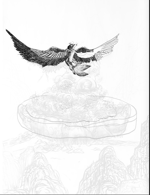 一风作品《官帽鱼》（图ZODI2MzQ0MTY=） - 商业插画 - 站酷设计师一风老师原创素材 - 站酷ZCOOL