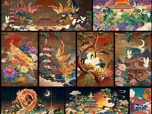 【国潮】2021国潮插画小合集