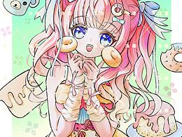 爱吃甜甜圈女孩