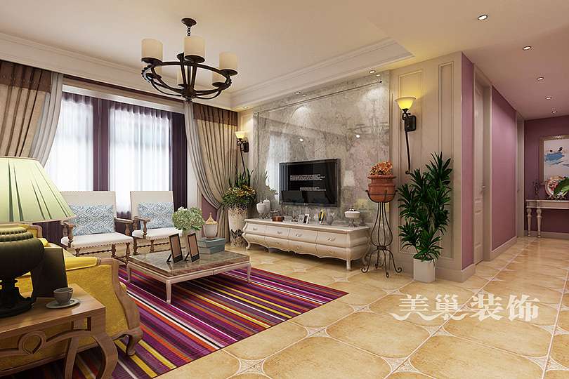 郑州正商城116平三室两厅简欧风格，赏析温馨与浪漫的爱情之家（图ZOTE5OTI4MDQ=） - 家装设计 - 站酷设计师美巢设计蒋艳斌原创素材 - 站酷ZCOOL