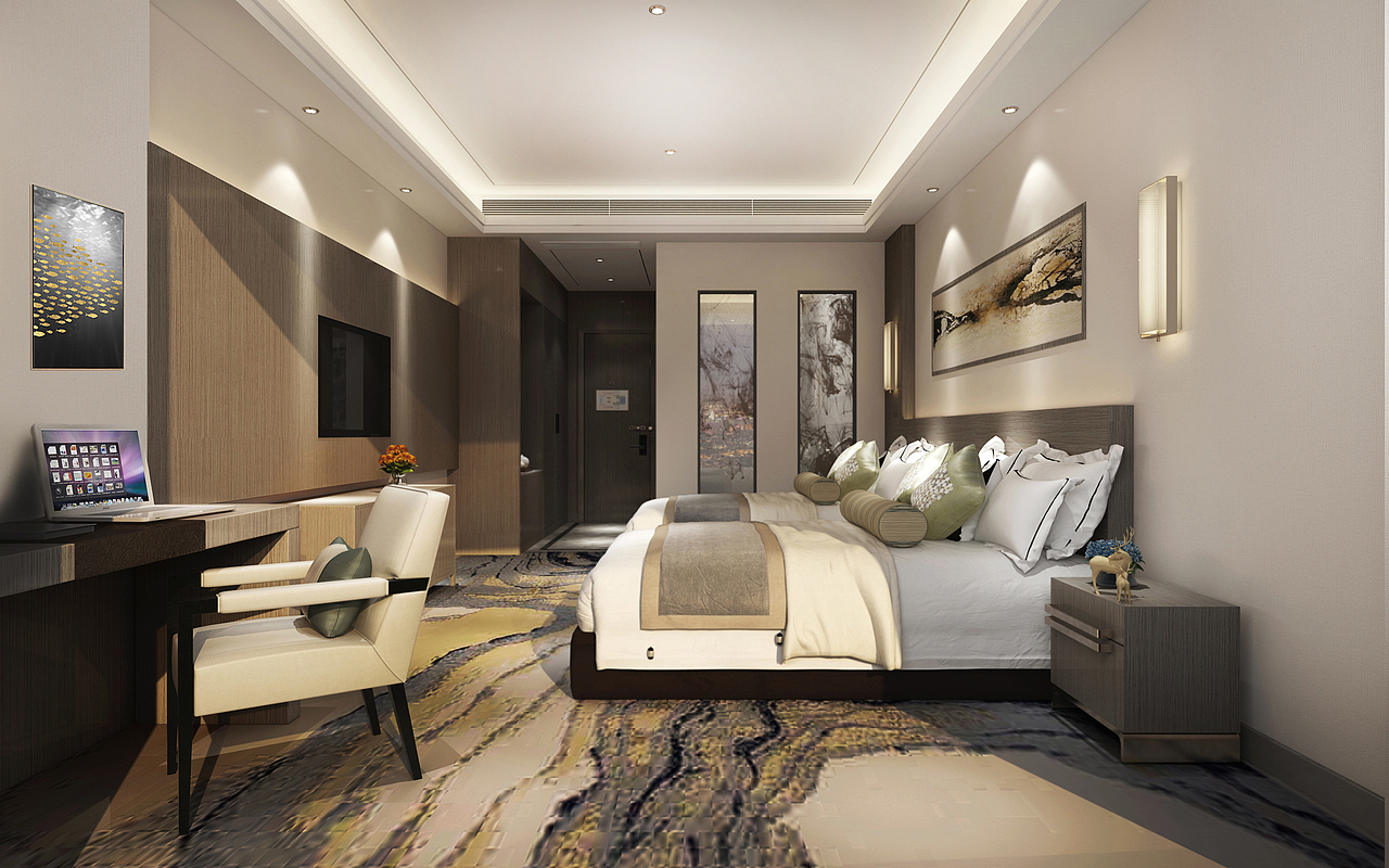 【 雅致-澜庭精品酒店】空间设计（图ZMTE3MDgyODQ4） - 建筑设计 - 站酷设计师隐墨东方设计原创素材 - 站酷ZCOOL