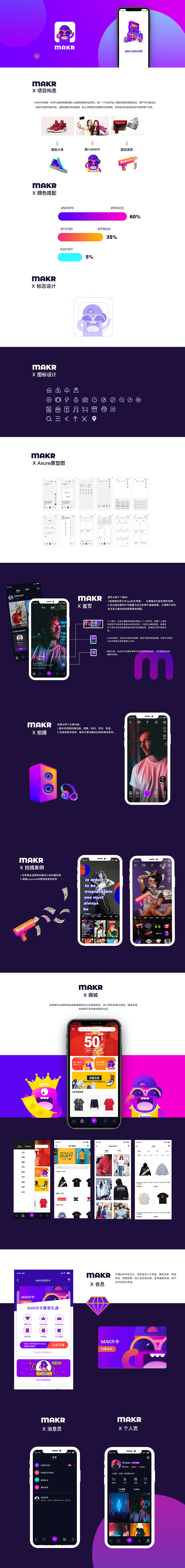 MAKR潮视频APP界面设计