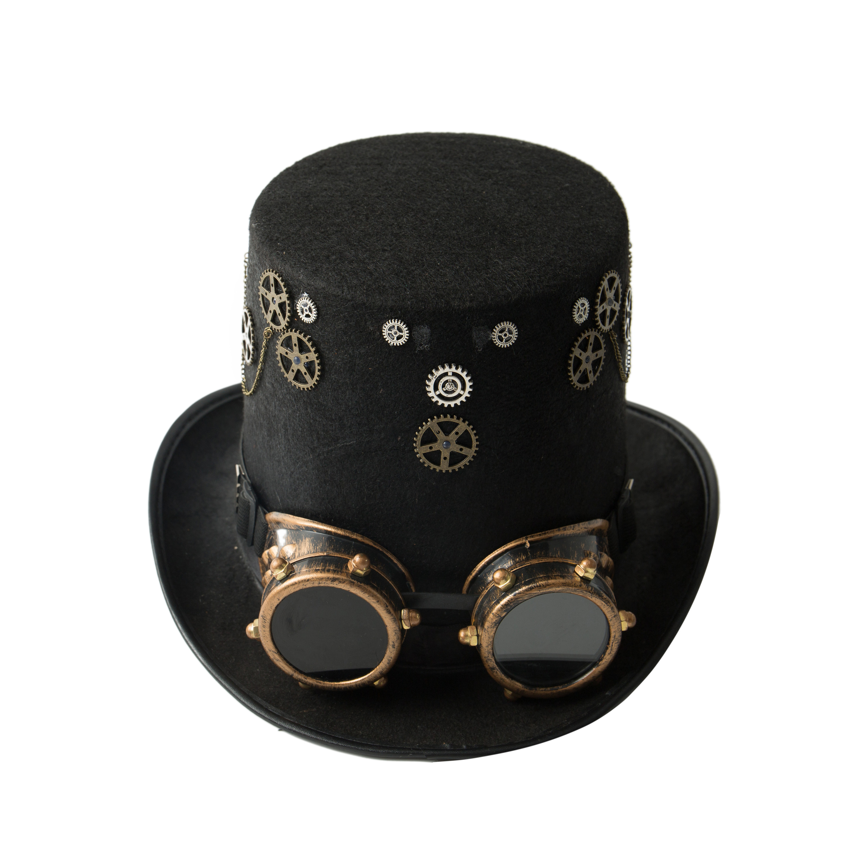 上海影际摄影朋克风饰品胸针项链帽子拍摄静物白底拍照