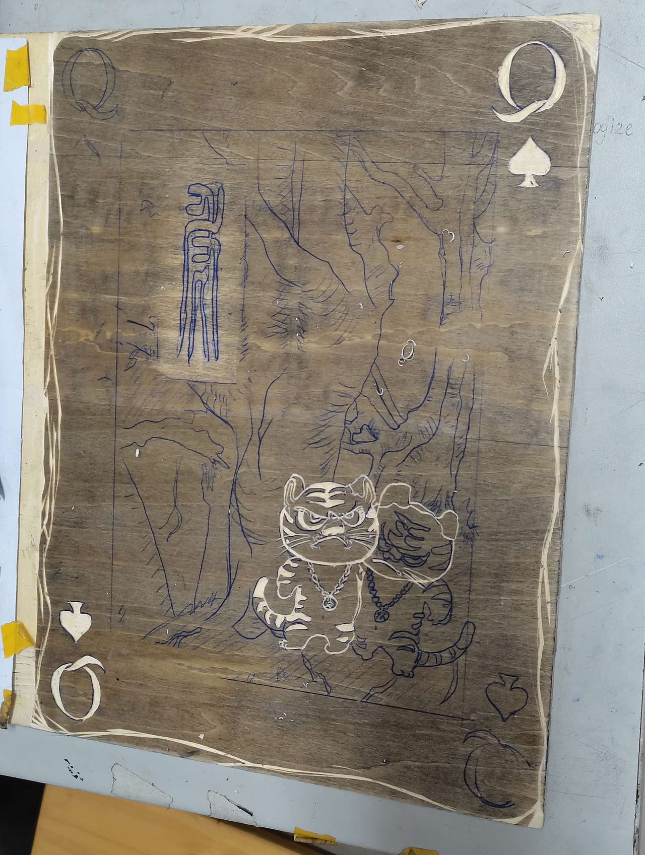 版画--黑白木刻