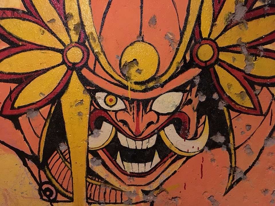 samurai日本武士墻繪作品（圖ZMjMyMjE5NTI0） - 新銳潮流插畫 - 站酷設(shè)計(jì)師5iveee原創(chuàng)素材 - 站酷ZCOOL