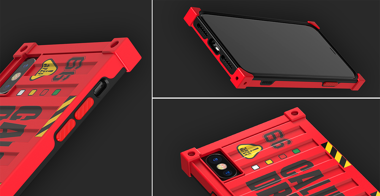 集装箱系列手机壳 For iPhone X（图ZMTAwMTc2MTY0） - 运营设计 - 站酷设计师三猫设木白衡原创素材 - 站酷ZCOOL