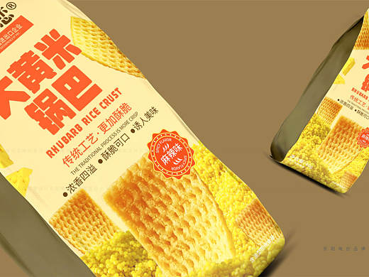 大黄米锅巴袋子包装设计