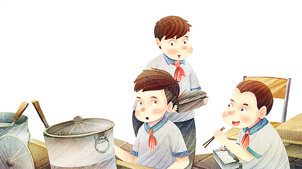 一些少儿类的杂志插画~