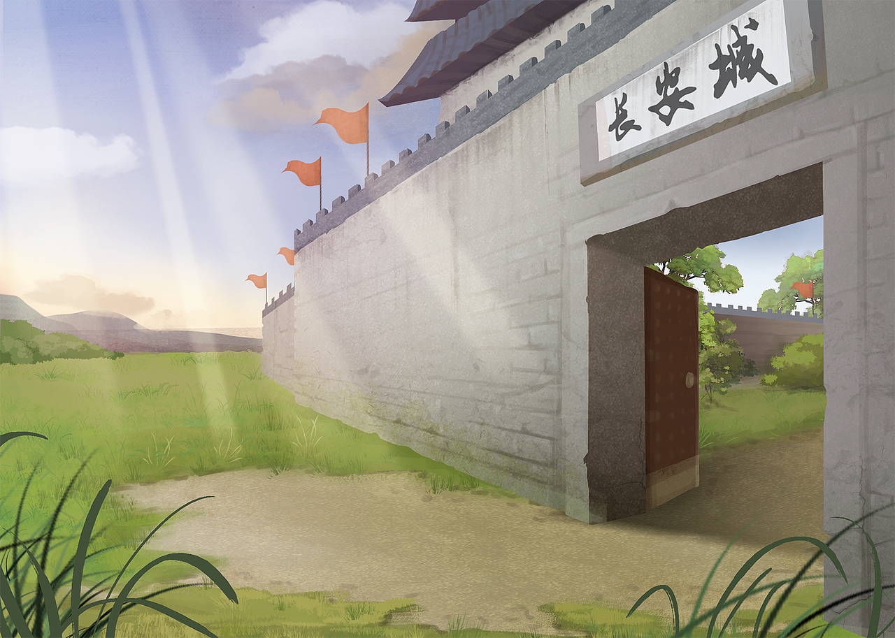 长安城外（图ZMTY5NTEwNjUy） - 概念设定 - 站酷设计师南姑娘原创素材 - 站酷ZCOOL