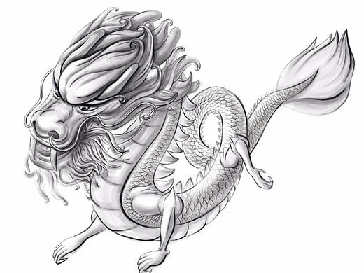 中国传统吉祥物 四神兽 青龙白虎朱雀玄武