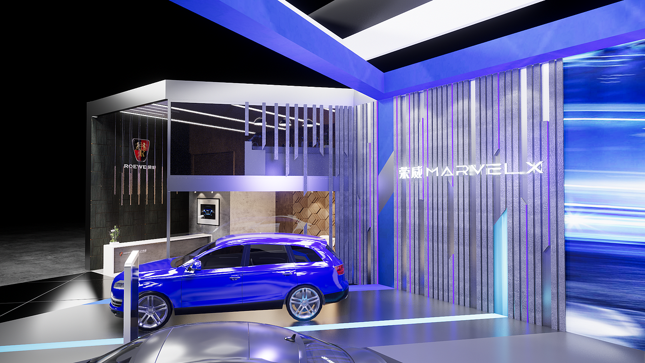 车展设计/上汽荣威/科技未来感/创意互动/新车发布会（图ZMTg4NDk1NTg0） - 展陈设计 - 站酷设计师Andy_Kuang原创素材 - 站酷ZCOOL