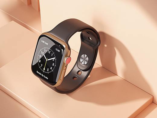 产品表现 ｜ APPLE Watch 苹果智能手表场三维场景渲染