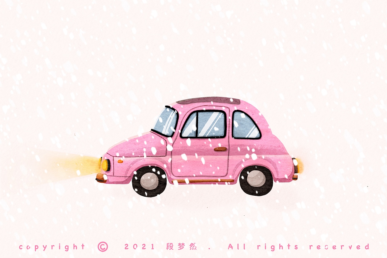 听说你的城市下雪了☃️（图ZMjc5OTMxMTQ0） - 创作习作 - 站酷设计师木木段的画画日常原创素材 - 站酷ZCOOL