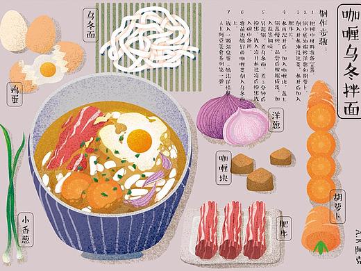 美食插画合集