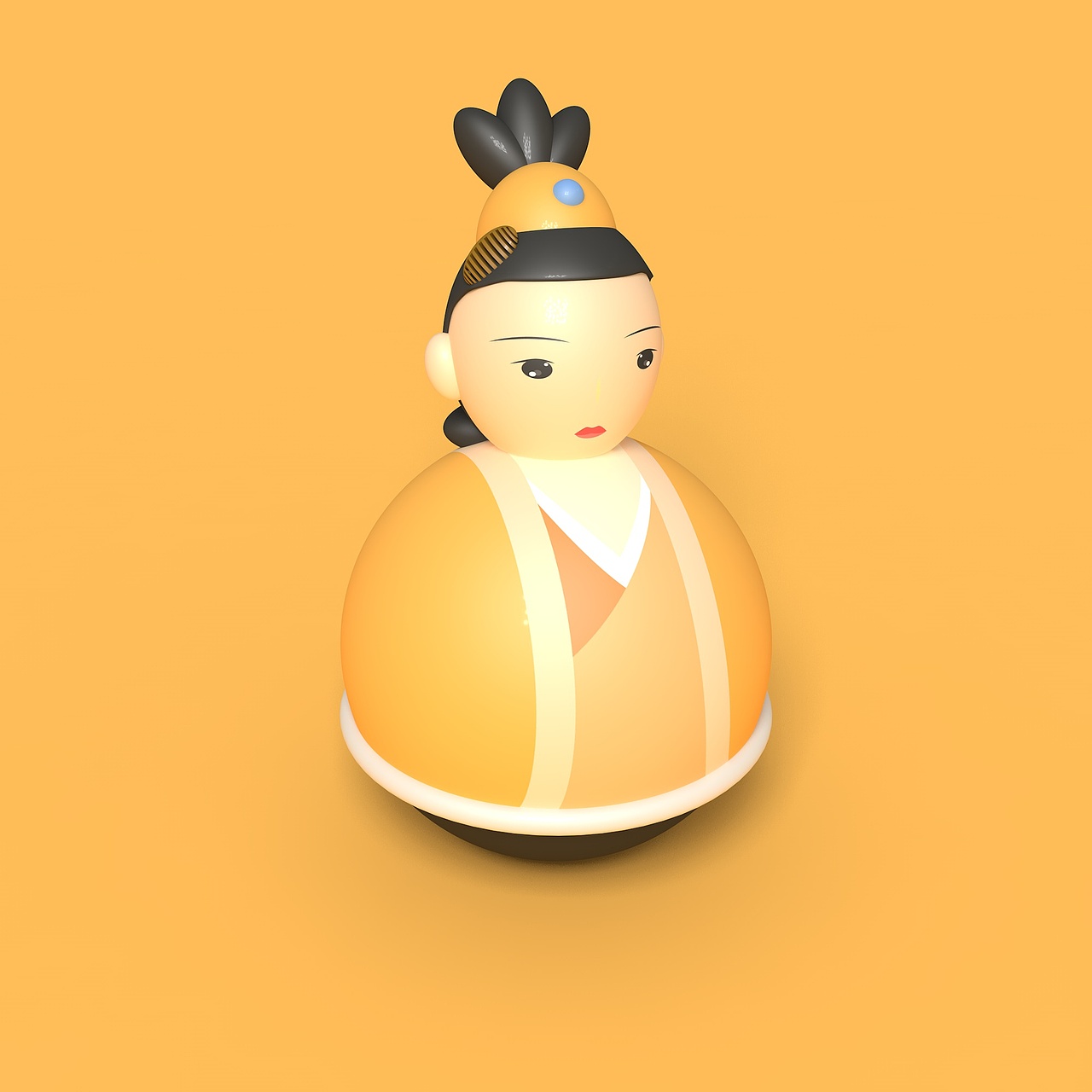 晋祠水母娘娘文创设计（图ZMTk1OTc0NTYw） - IP形象 - 站酷设计师达达达西瓜原创素材 - 站酷ZCOOL