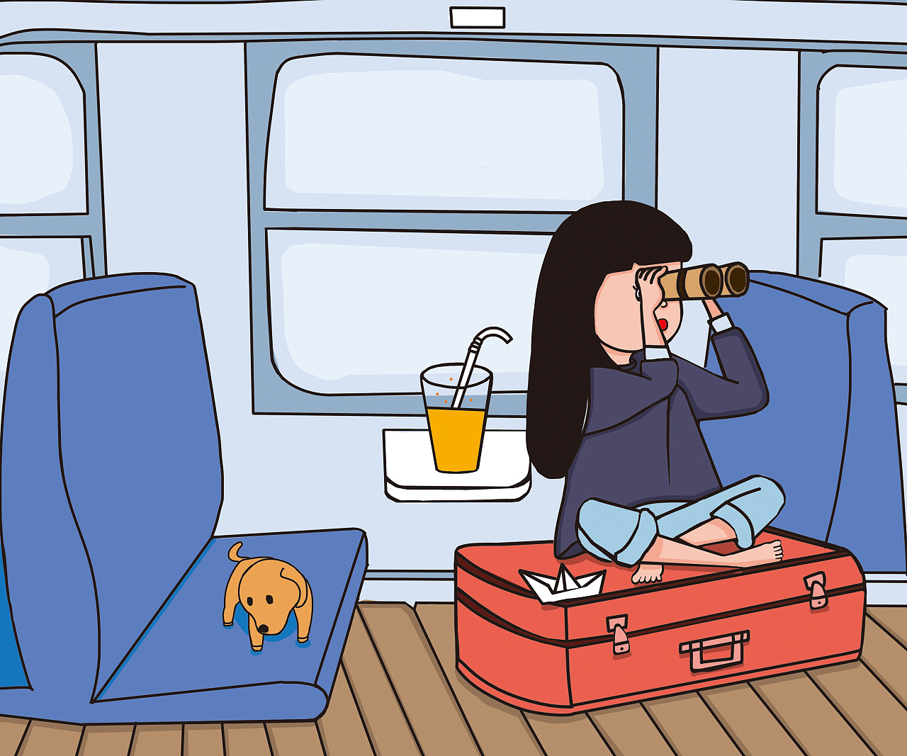 火车书|插画|儿童插画|依依灬 - 原创作品 - 站酷 (ZCOOL)