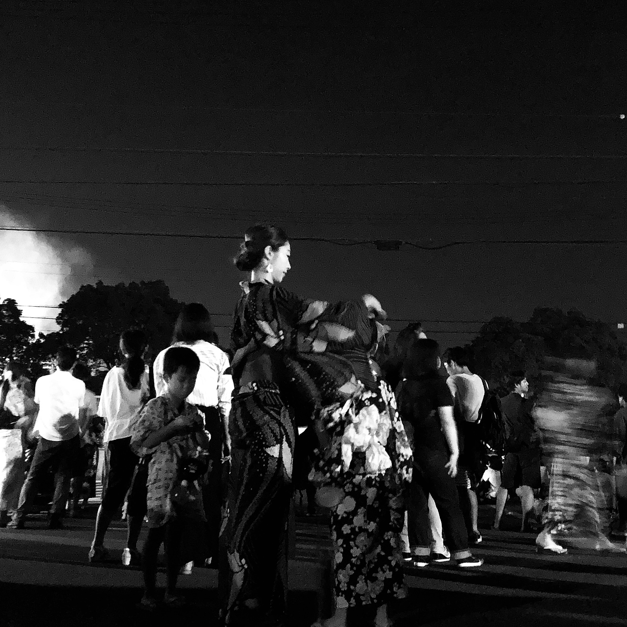 街拍夏日烟花大会