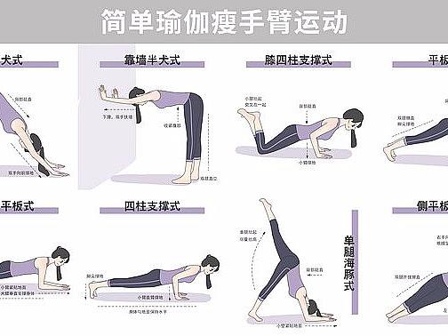 简单瑜伽瘦手臂运动