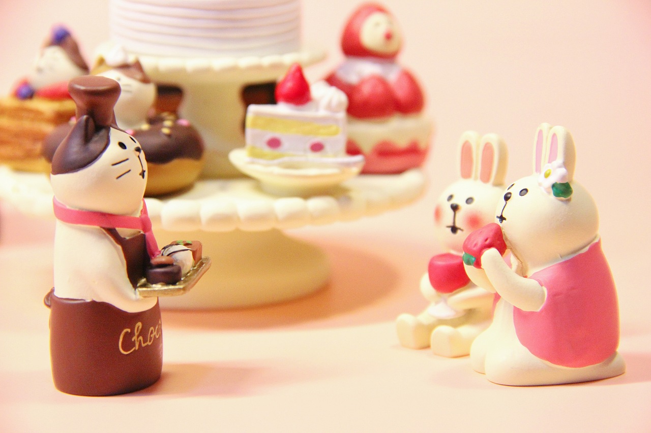 日式猫猫蛋糕店微摄影