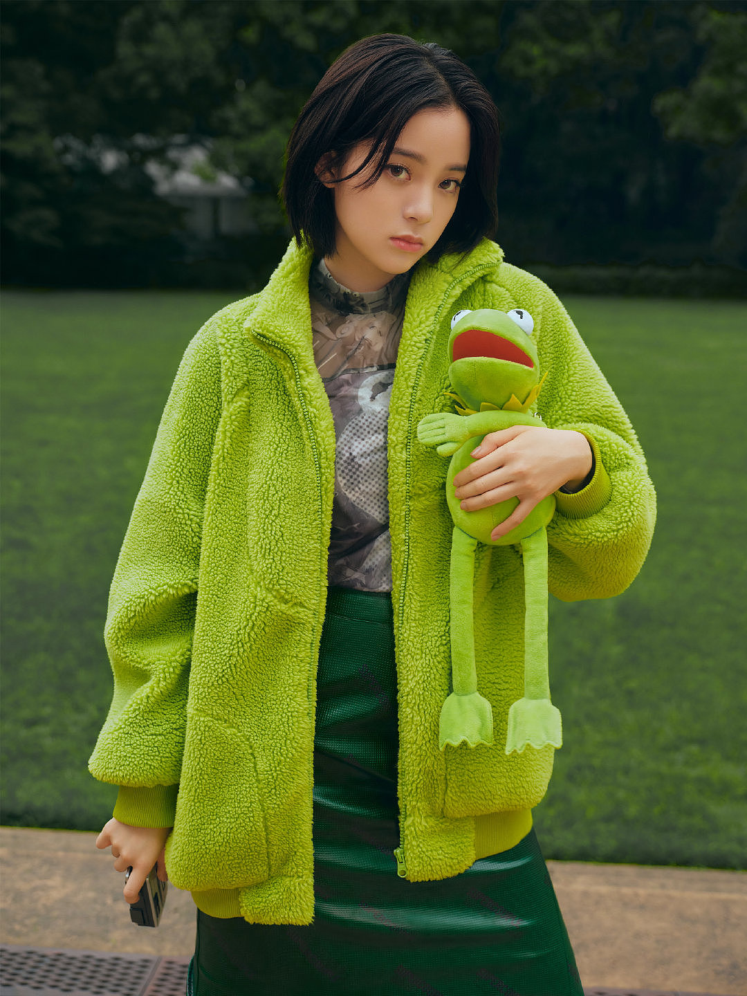 欧阳娜娜 欧阳娣娣✖️太平鸟科米蛙联名（图ZMjcwMTA5MjE2） - 时尚/艺术摄影 - 站酷设计师BangjieJi原创素材 - 站酷ZCOOL