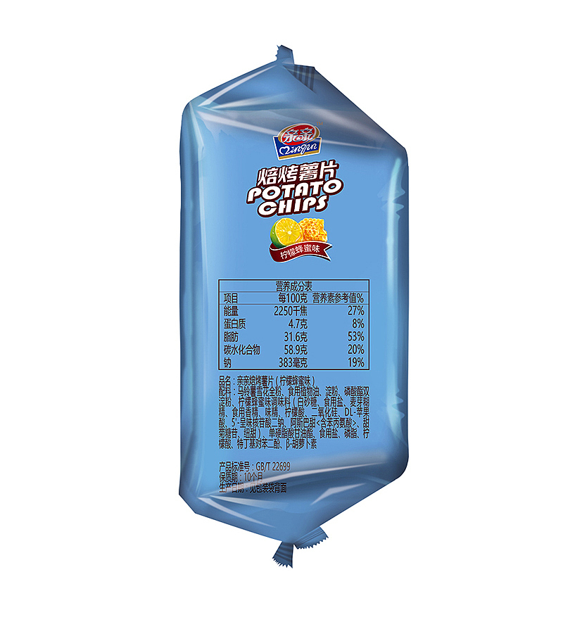 【闽颂设计作品】亲亲焙烤薯片包装设计