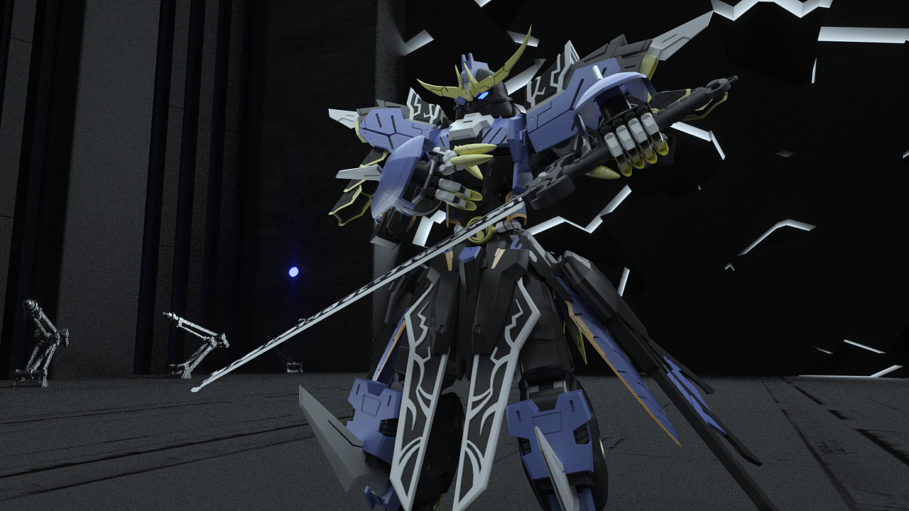 高达|伊达政宗gk模型展示动画