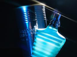 产品静物摄影男香水