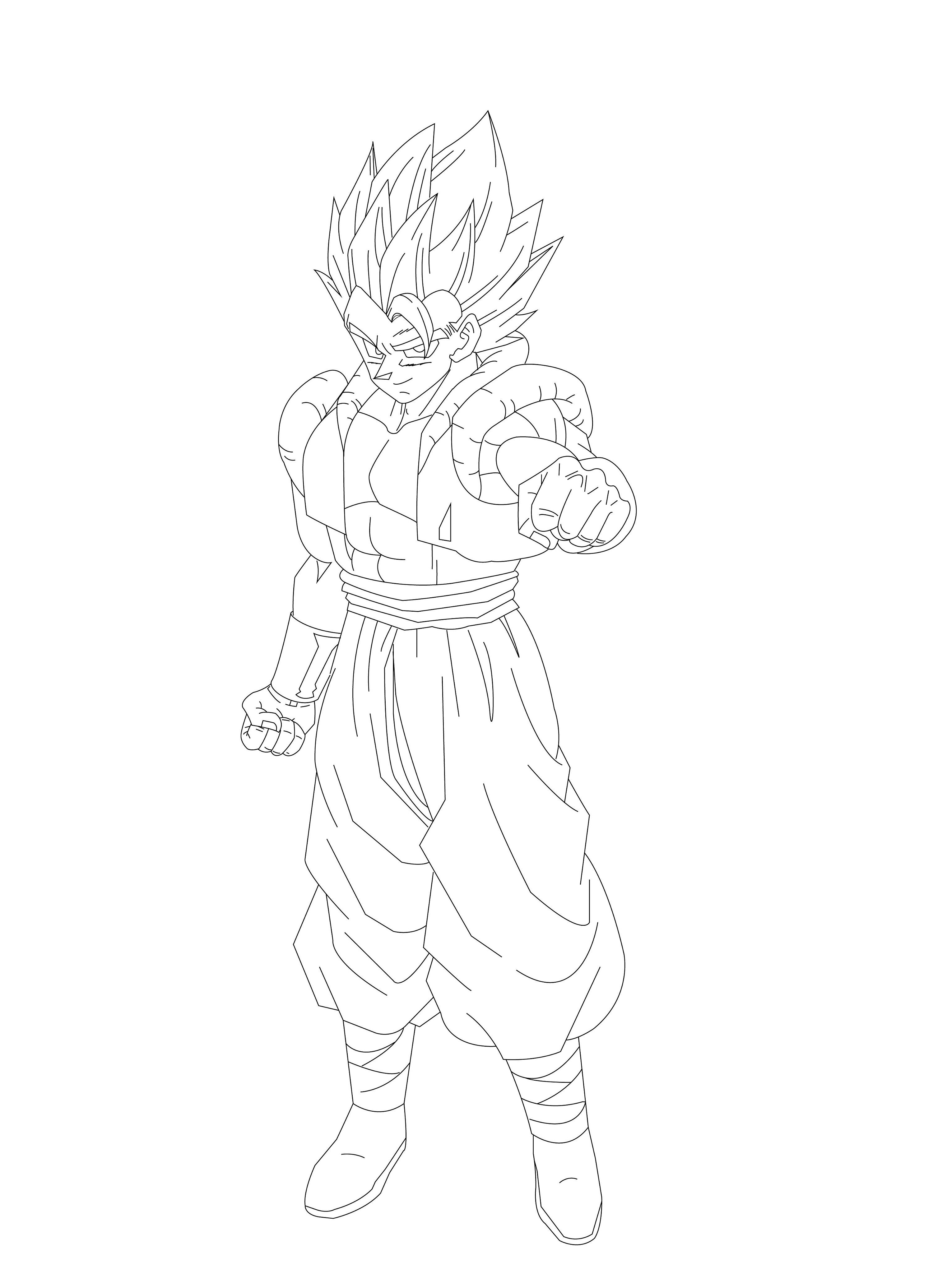 七龙珠海报ai线稿