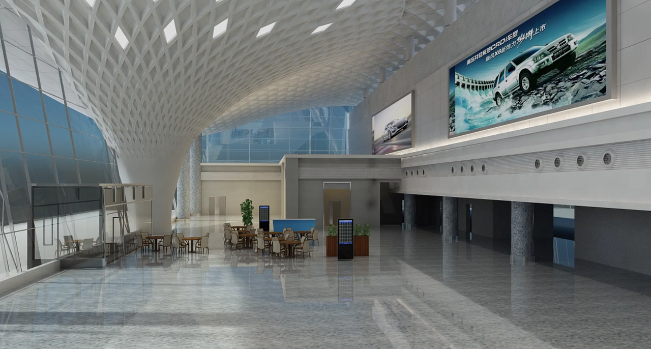 机场-建筑生长动画