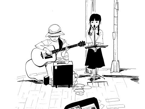 德德德插图集《地上的人儿啊》