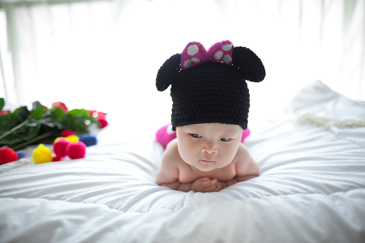 宝宝带来的幸福满满