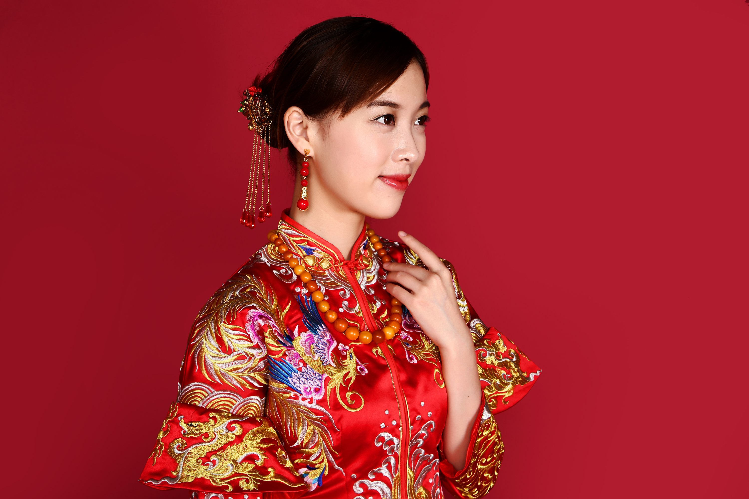 宝石 玉石 新娘主题拍摄